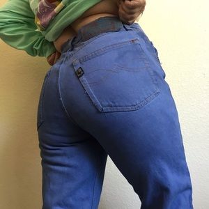 Vintage high waist jeans garment dyed made in Italy Americanino